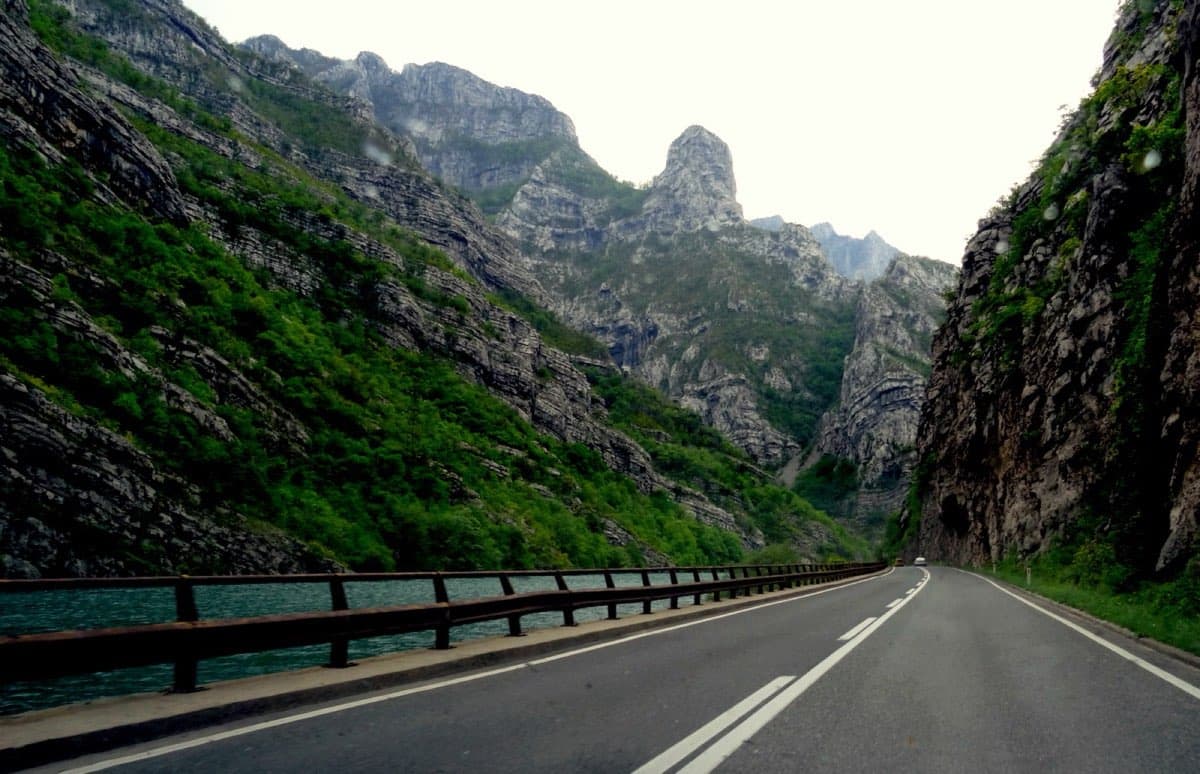 The M17 road through the Neretva valley between Sarajevo and Mostar